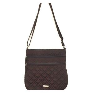 Vera Bradley Dark Espresso Brown Color Crossbody
